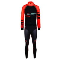 Veste De Vélo Homme Thermique LUXURY COLD Noir/rouge -Vélo Boutique veste de velo homme thermique luxury cold noirrouge 3
