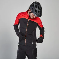 Rockrider Veste De Vélo VTT Randonnée Homme ST 500 Rouge Noire -Vélo Boutique veste de velo vtt randonnee homme st 500 rouge noire 2