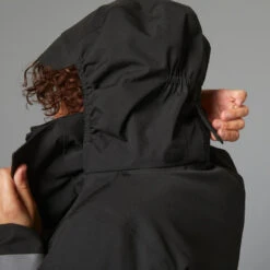 BTWIN VESTE PLUIE CHAUDE VELO VILLE VISIBILITE NUIT 540 FEMME NOIR -Vélo Boutique veste pluie chaude velo ville visibilite nuit 540 femme noir 5