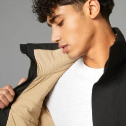 BTWIN VESTE PLUIE CHAUDE VELO VILLE VISIBILITE NUIT 540 HOMME NOIR -Vélo Boutique veste pluie chaude velo ville visibilite nuit 540 homme noir 2