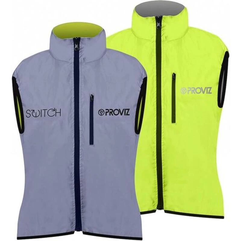 ProViz Veste Sans Manche Réfléchissante - Adulte - SWITCH JACKET 1 ProViz Veste Sans Manche Réfléchissante - Adulte - SWITCH JACKET