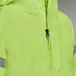 BTWIN VESTE VÉLO 500 ENFANT PLUIE JAUNE HAUTE VISIBILITÉ -Vélo Boutique veste velo 500 enfant pluie jaune haute visibilite 2