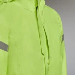 BTWIN VESTE VÉLO 500 ENFANT PLUIE JAUNE HAUTE VISIBILITÉ -Vélo Boutique veste velo 500 enfant pluie jaune haute visibilite 7