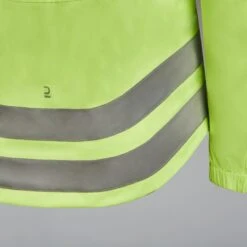 BTWIN VESTE VÉLO 500 ENFANT PLUIE JAUNE HAUTE VISIBILITÉ -Vélo Boutique veste velo 500 enfant pluie jaune haute visibilite 9
